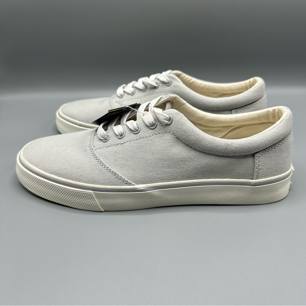 TOMS Alpargata Fenix lace-up sneakers lunar grey washed canvas